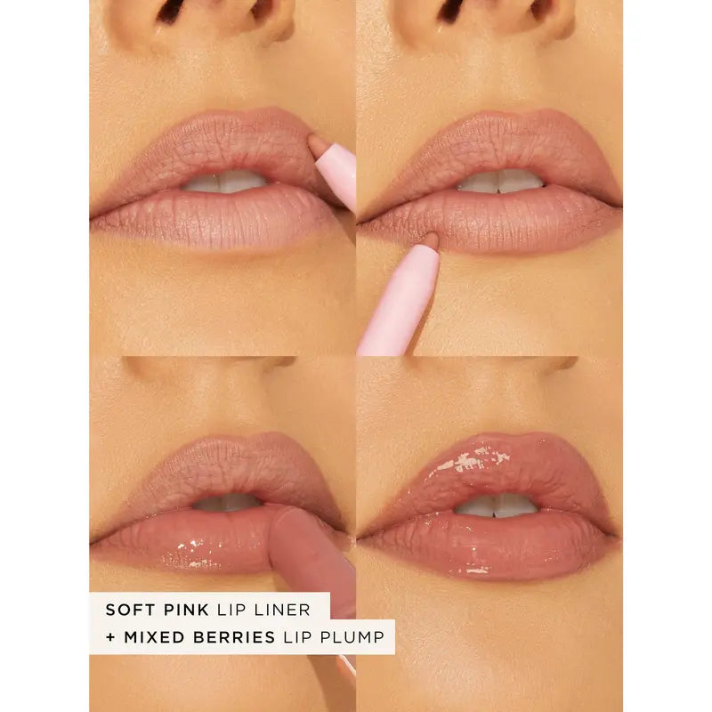 Hydrating Lip Liner with Hyaluronic Acid Smooth Long Lasting Velvet Finish for Daily Makeup