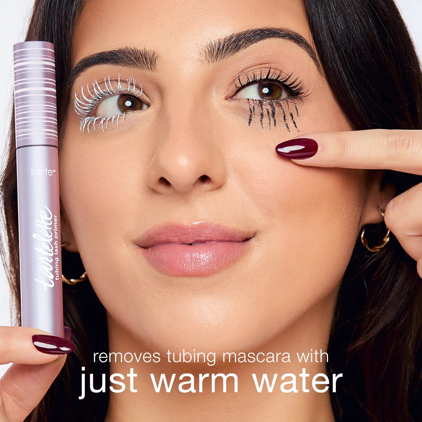 Lengthening Mascara and Lash Primer Set Smudge Proof Volumizing Curling Eye Makeup Duo