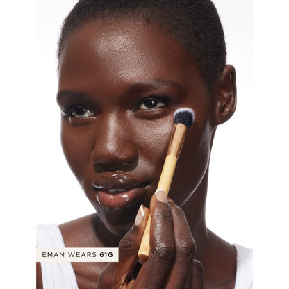 Angled Concealer Brush for Smooth Makeup Application Soft Dense Bristles for Flawless Finish